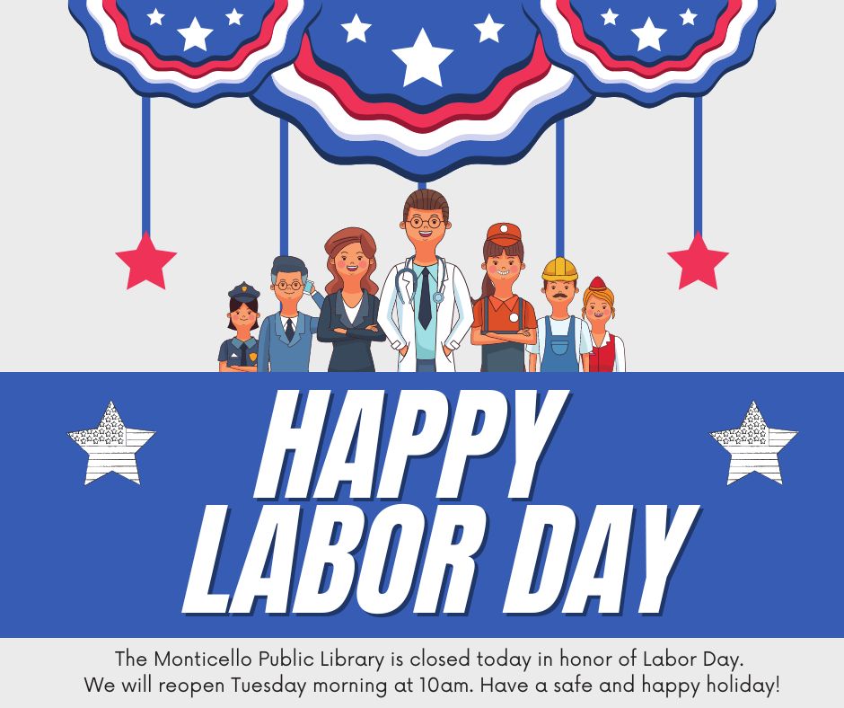 Library is closed for labor day
