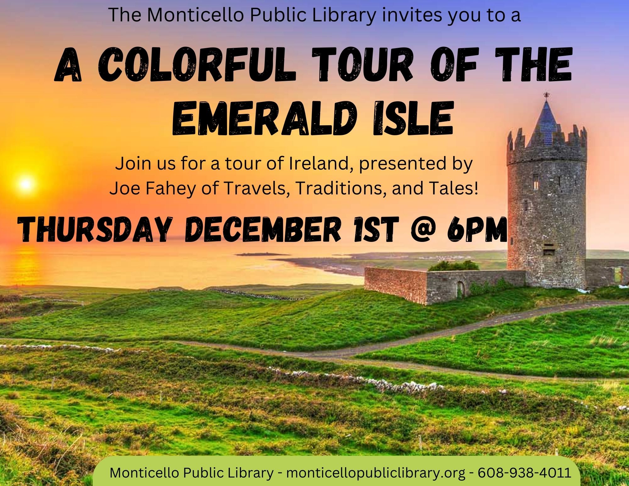 colorful tour of Ireland