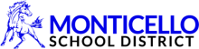 Logo for the Monticello School District